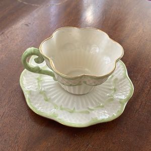 Belleek china- cup and saucer